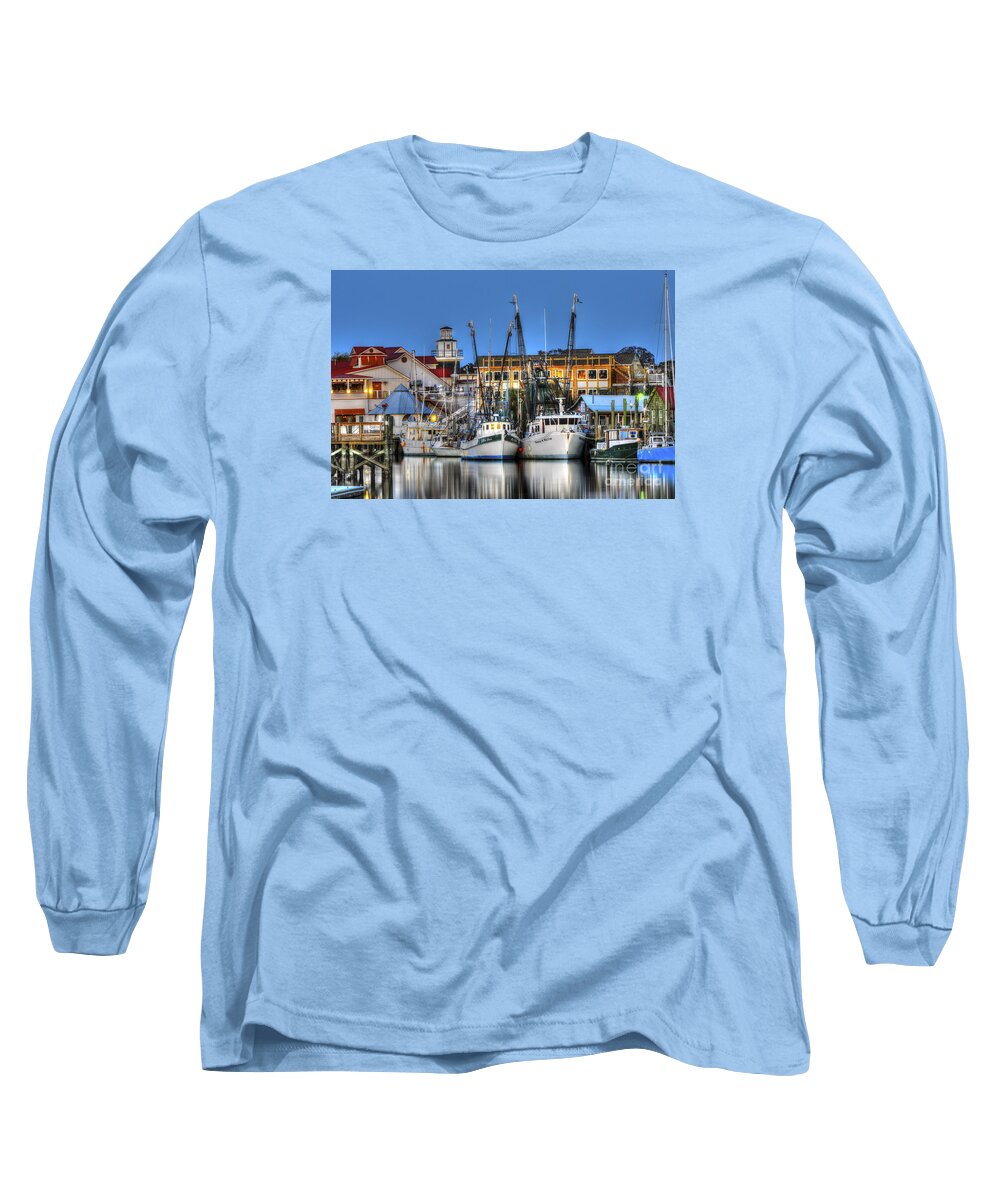 Shem Creek Long Sleeve T-Shirt featuring the photograph Shem Creek by Dale Powell
