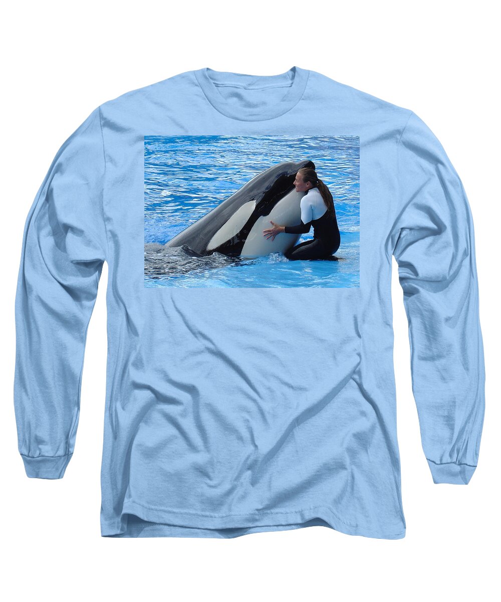 Sea World Long Sleeve T-Shirt featuring the photograph Tender by David Nicholls