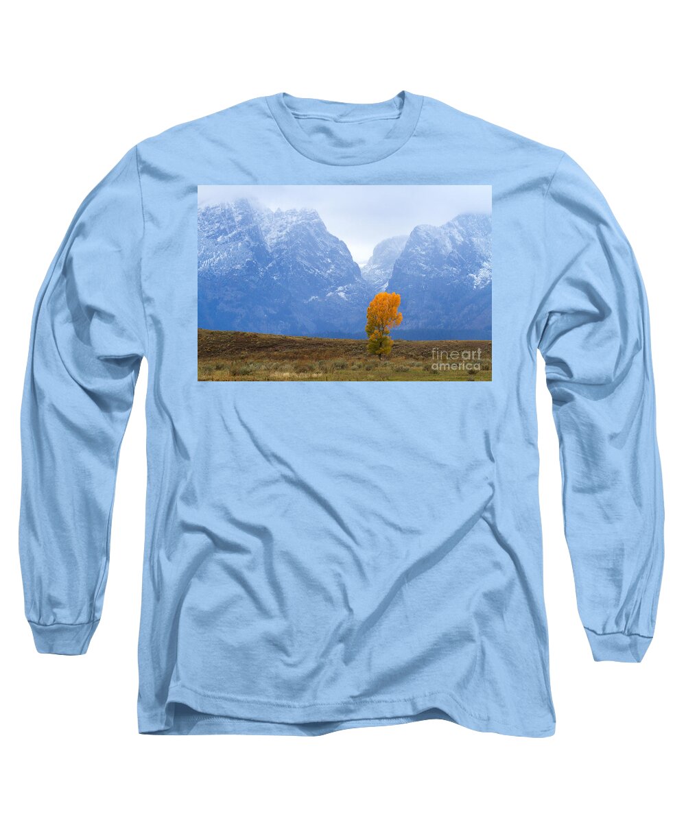 Tetons Long Sleeve T-Shirt featuring the photograph The Gate Keeper by Jim Garrison