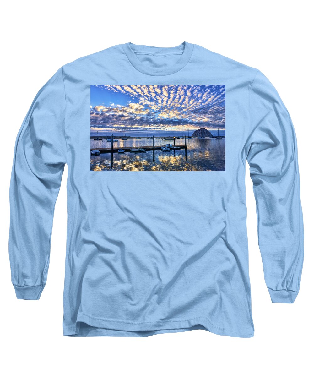 Morro Bay Long Sleeve T-Shirt featuring the photograph Tidelands Park Reflections by Beth Sargent