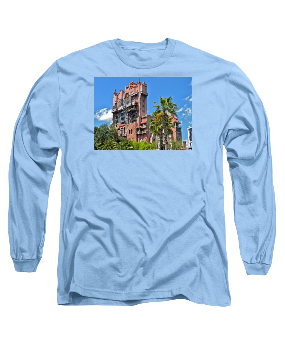 Tower Of Terror Long Sleeve T-Shirt featuring the photograph Tower of Terror by Thomas Woolworth