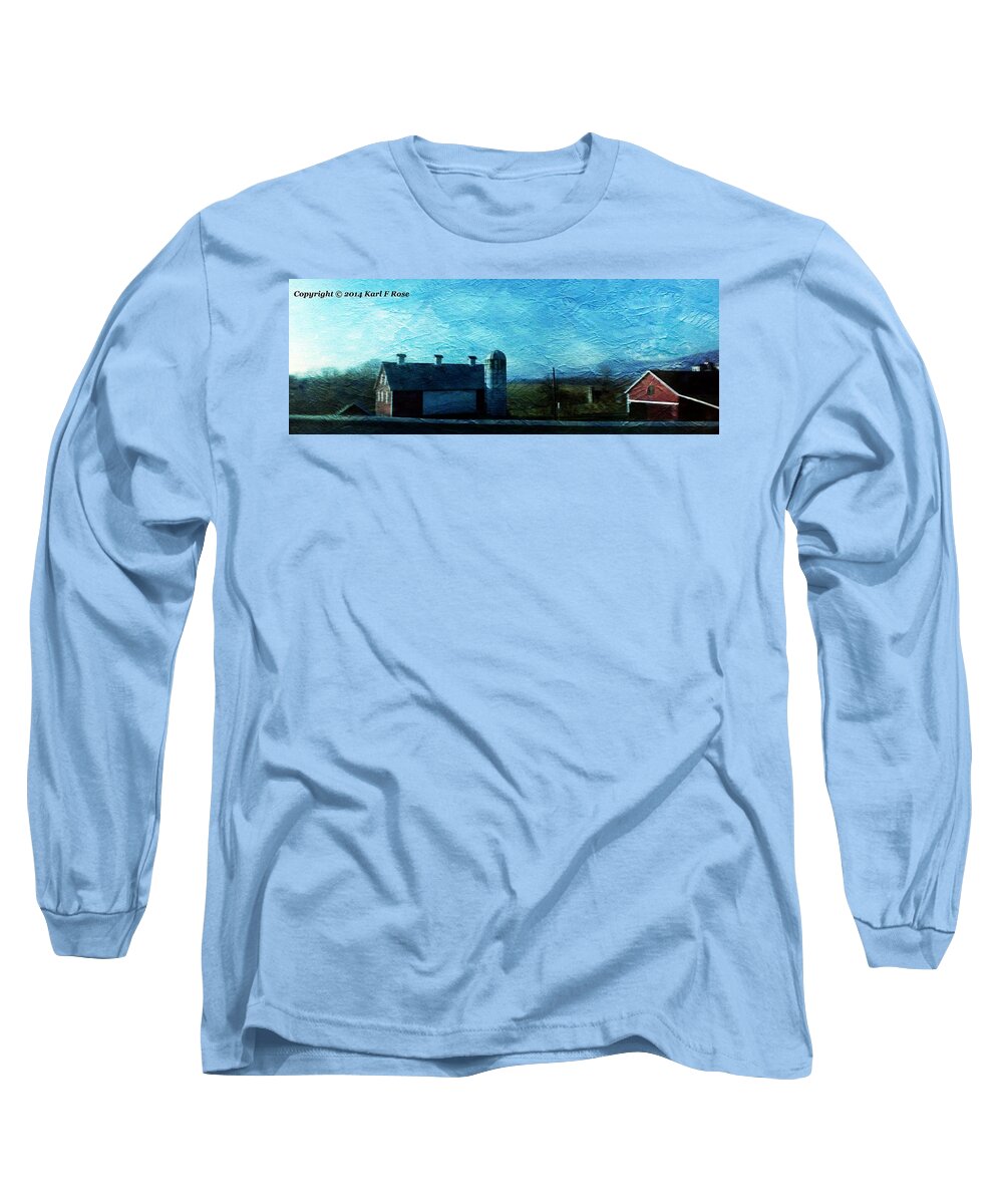 Travel Long Sleeve T-Shirt featuring the photograph Travel as a painting by Karl Rose