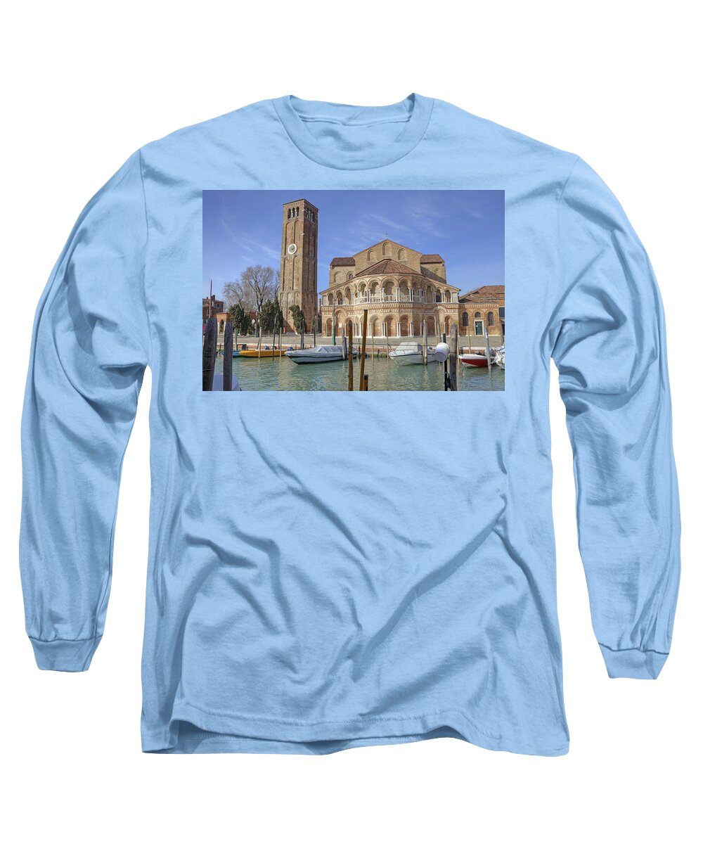 Basilica Of Santa Maria E San Donato Long Sleeve T-Shirt featuring the photograph Murano #9 by Joana Kruse