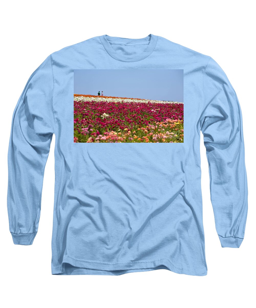 Flower Fields Long Sleeve T-Shirt featuring the photograph Knighton005 by Daniel Knighton