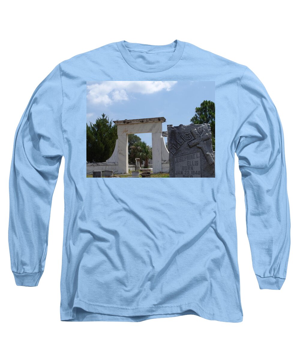 Cemetery Long Sleeve T-Shirt featuring the photograph Marble Arch by Al Griffin