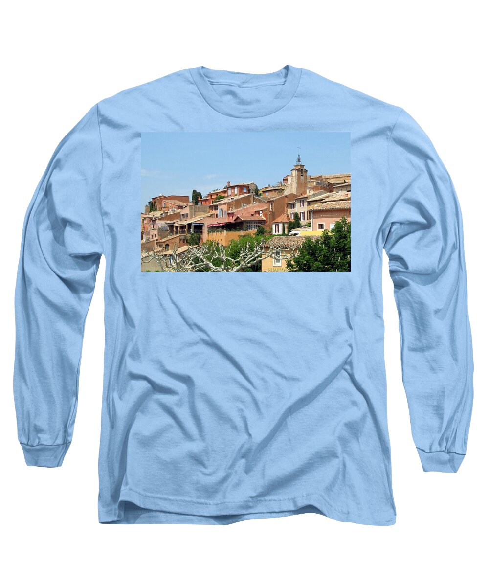 Roussillon Long Sleeve T-Shirt featuring the photograph Roussillon in Provence by Carla Parris