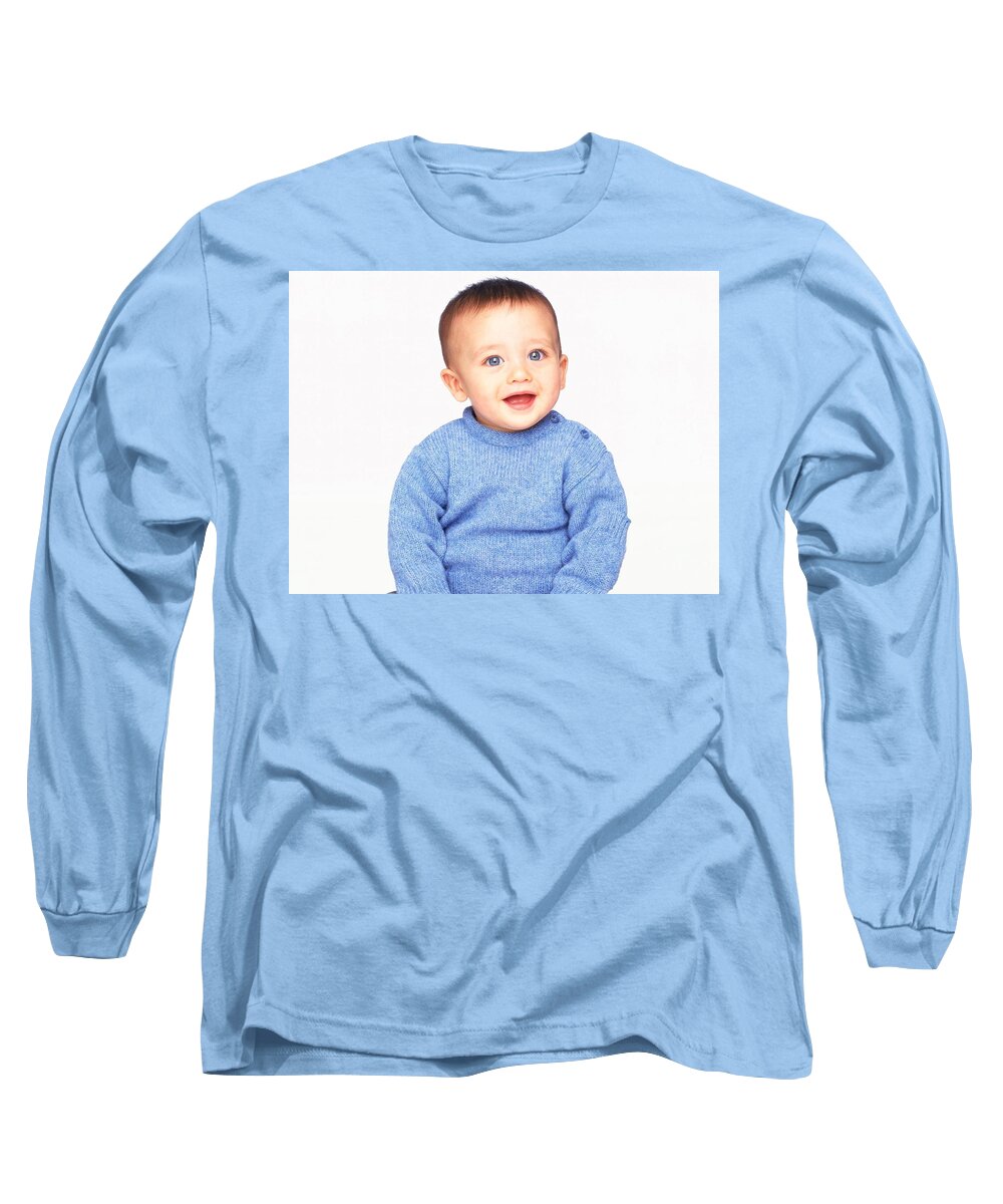 Baby Long Sleeve T-Shirt featuring the digital art Baby #1 by Maye Loeser