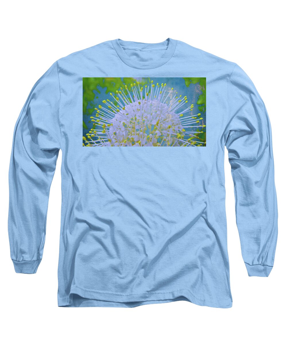 Texture Long Sleeve T-Shirt featuring the photograph Texture Flowers #16 by Prince Andre Faubert