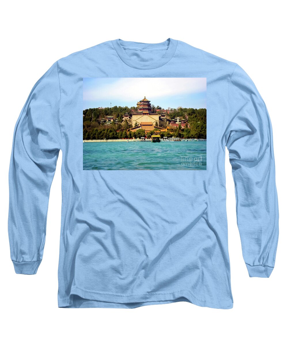 China Long Sleeve T-Shirt featuring the photograph Discovering China #4 by Marisol VB