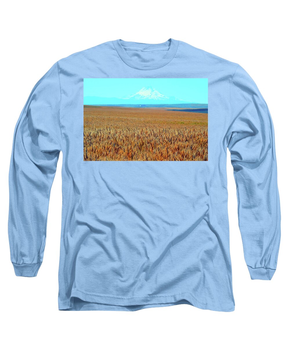 Beautiful Long Sleeve T-Shirt featuring the photograph Amber Waves of Grain by Brian O'Kelly
