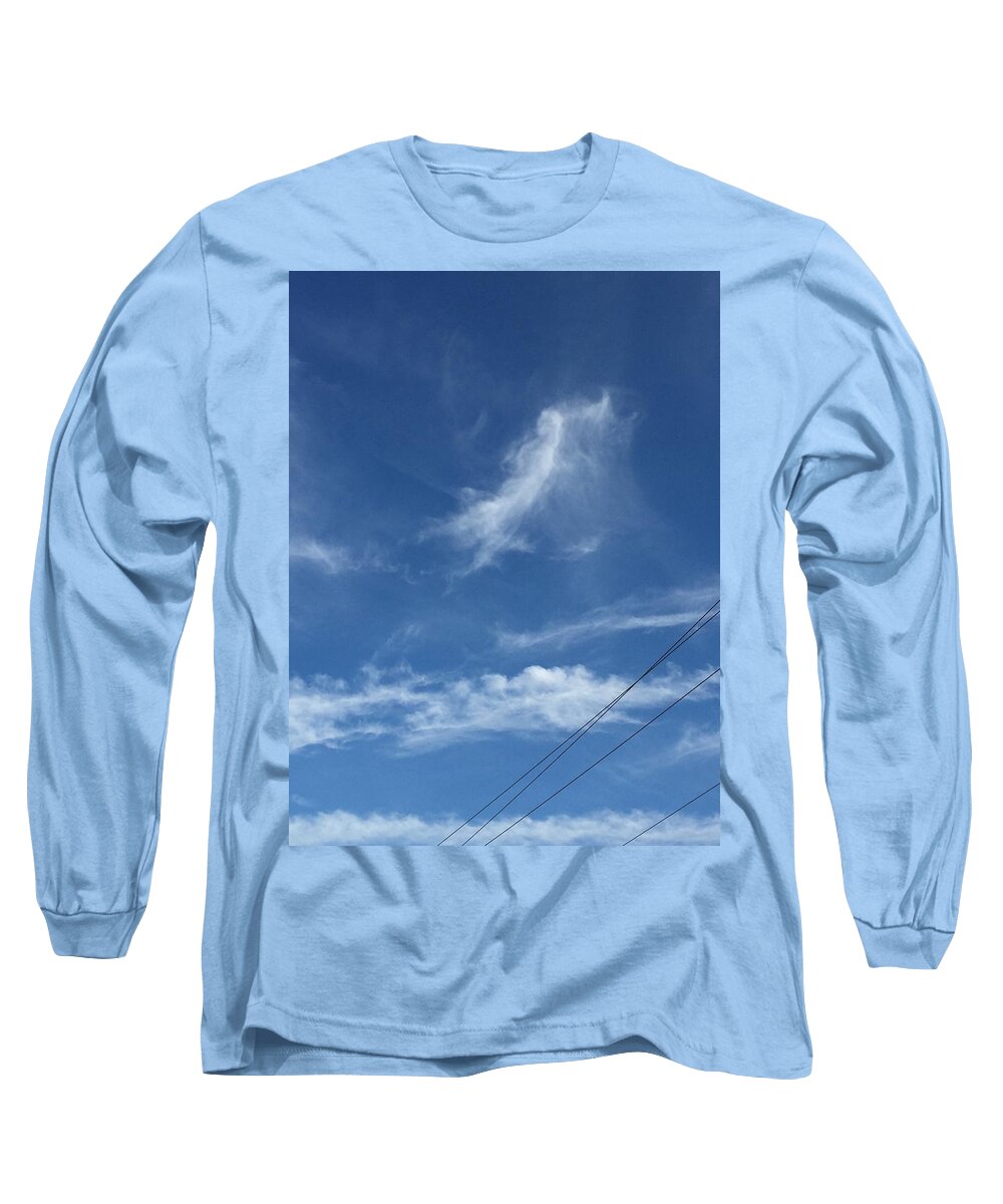 Angels Long Sleeve T-Shirt featuring the photograph Angel over Two Notch Road by Matthew Seufer