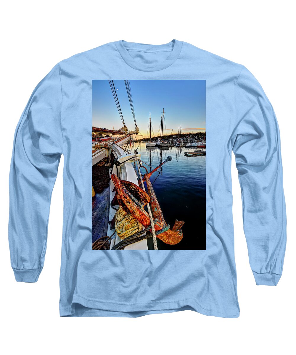 Anchor Long Sleeve T-Shirt featuring the photograph AOB by Jeff Cooper