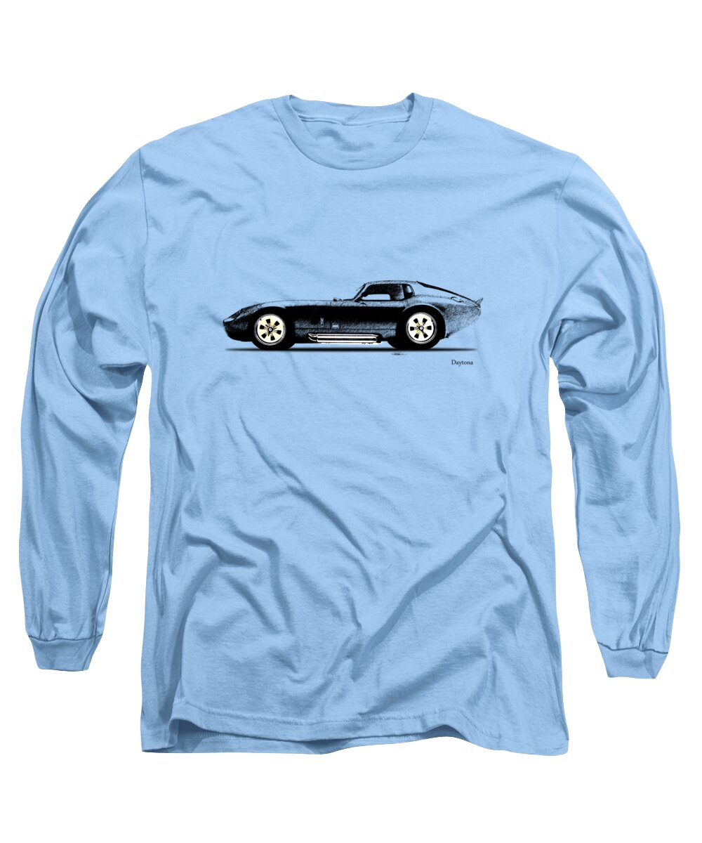 Shelby Daytona Long Sleeve T-Shirt featuring the photograph The Daytona 1965 by Mark Rogan
