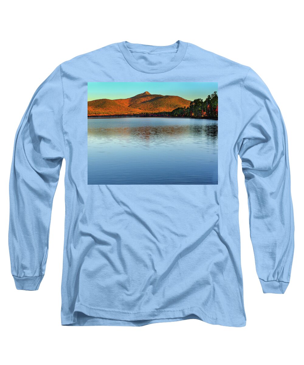 New England Long Sleeve T-Shirt featuring the photograph Autumn Sunrise on Mount Chocorua by David Thompsen