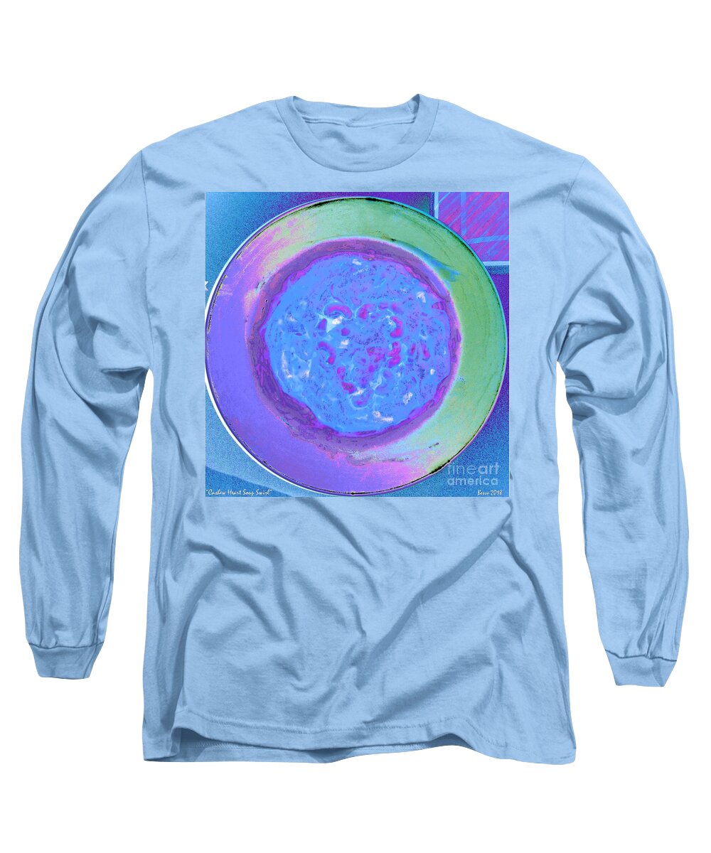 Heart Long Sleeve T-Shirt featuring the photograph Cashew Soup Heart by Mars Besso