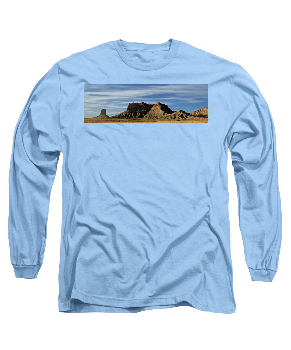 Landscape Long Sleeve T-Shirt featuring the photograph Colorado Panorama II by David Gordon