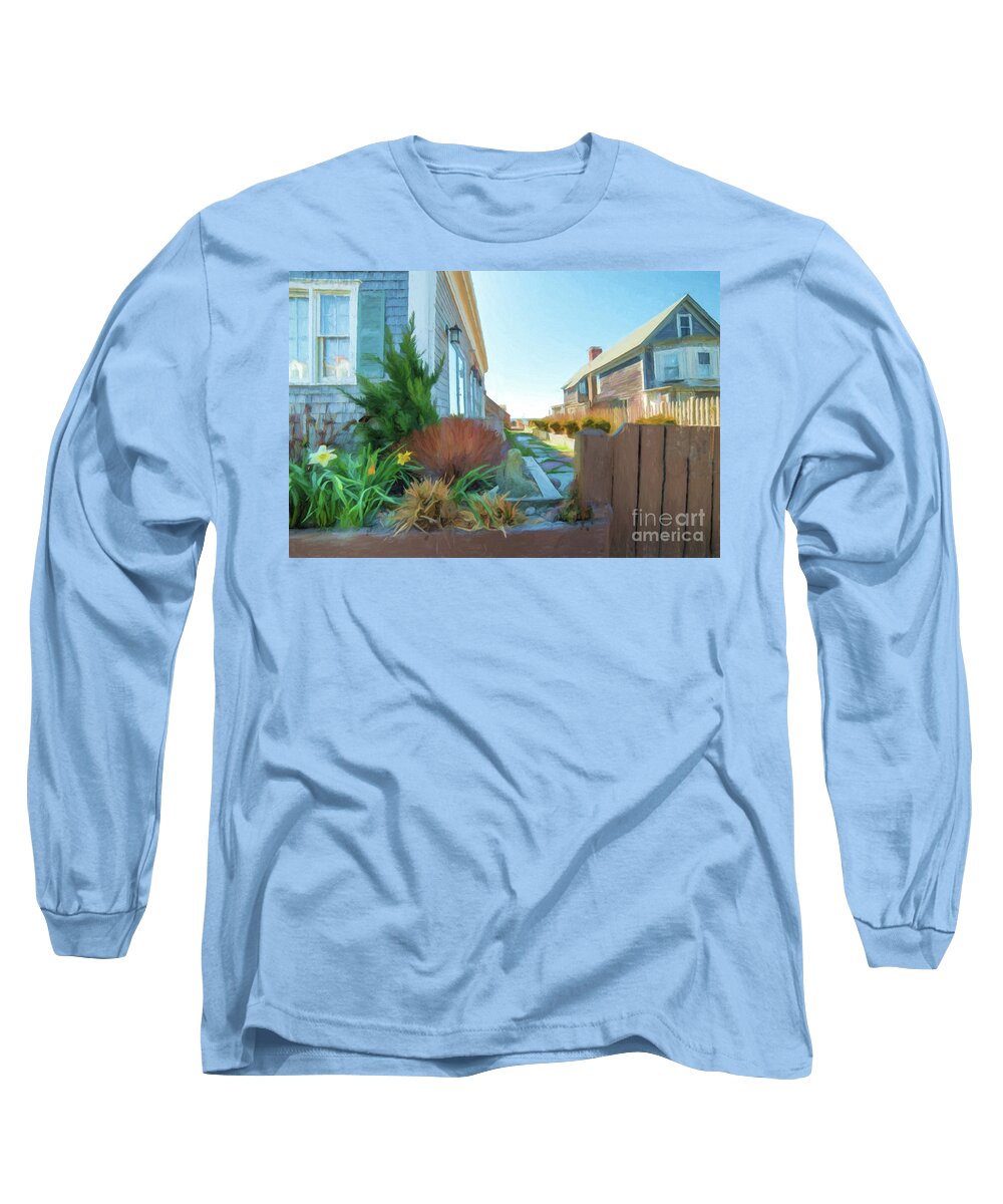 Commercial St Long Sleeve T-Shirt featuring the photograph Commercial St. #4 by Michael James