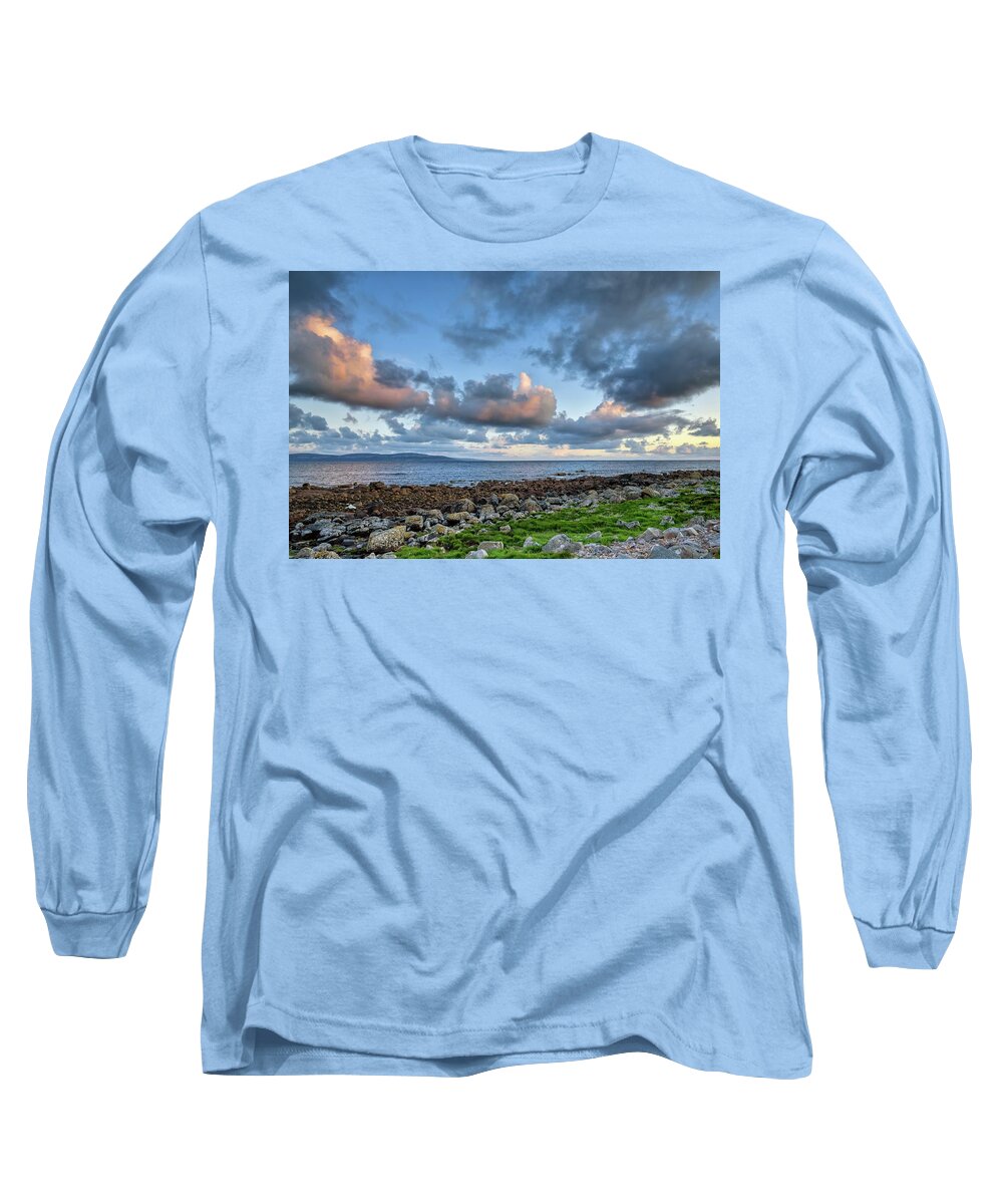 2016 Long Sleeve T-Shirt featuring the photograph Connemara Sunset by Chris Buff