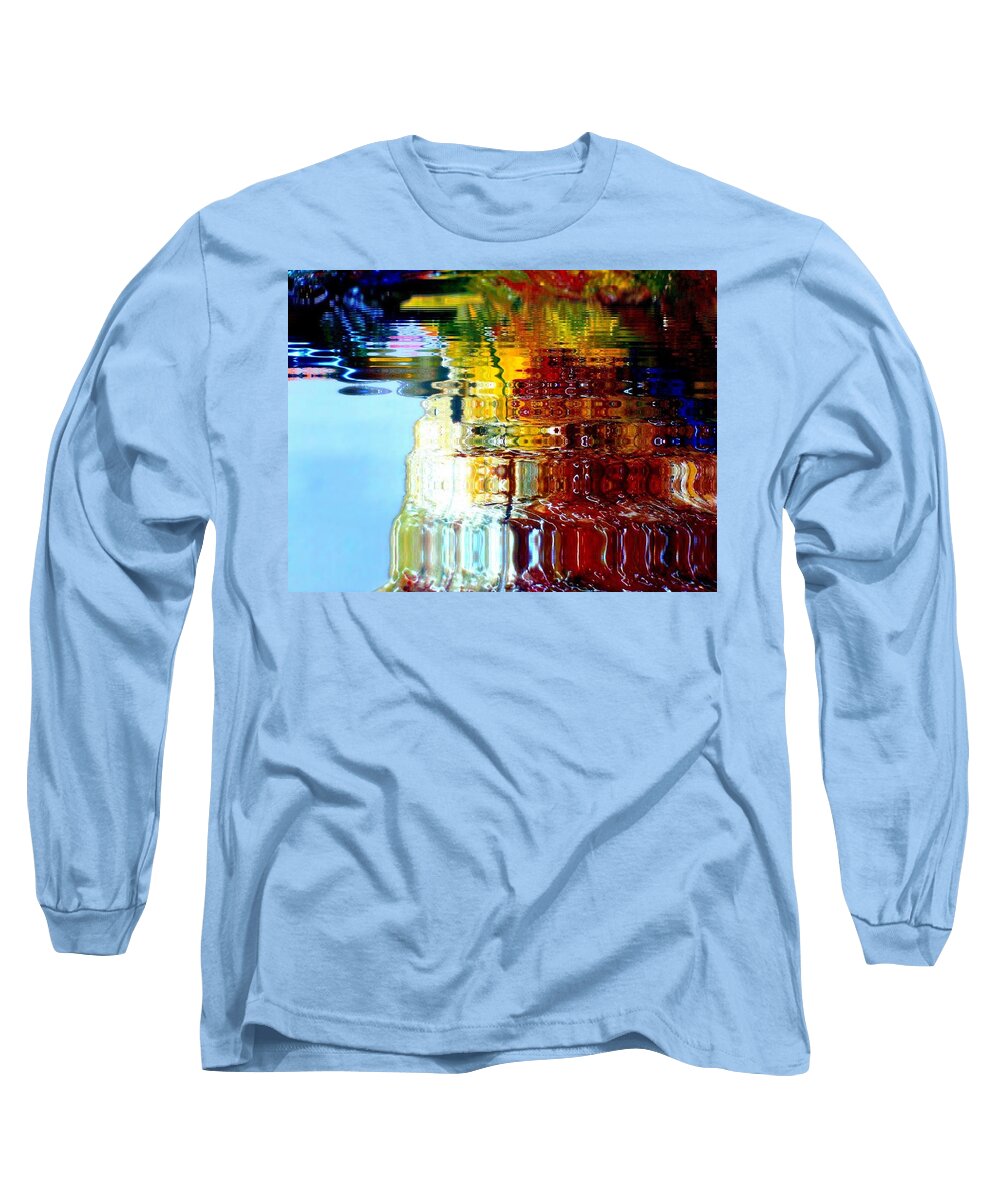 Pool Long Sleeve T-Shirt featuring the photograph Creativity Really Does Flow by Andy Rhodes