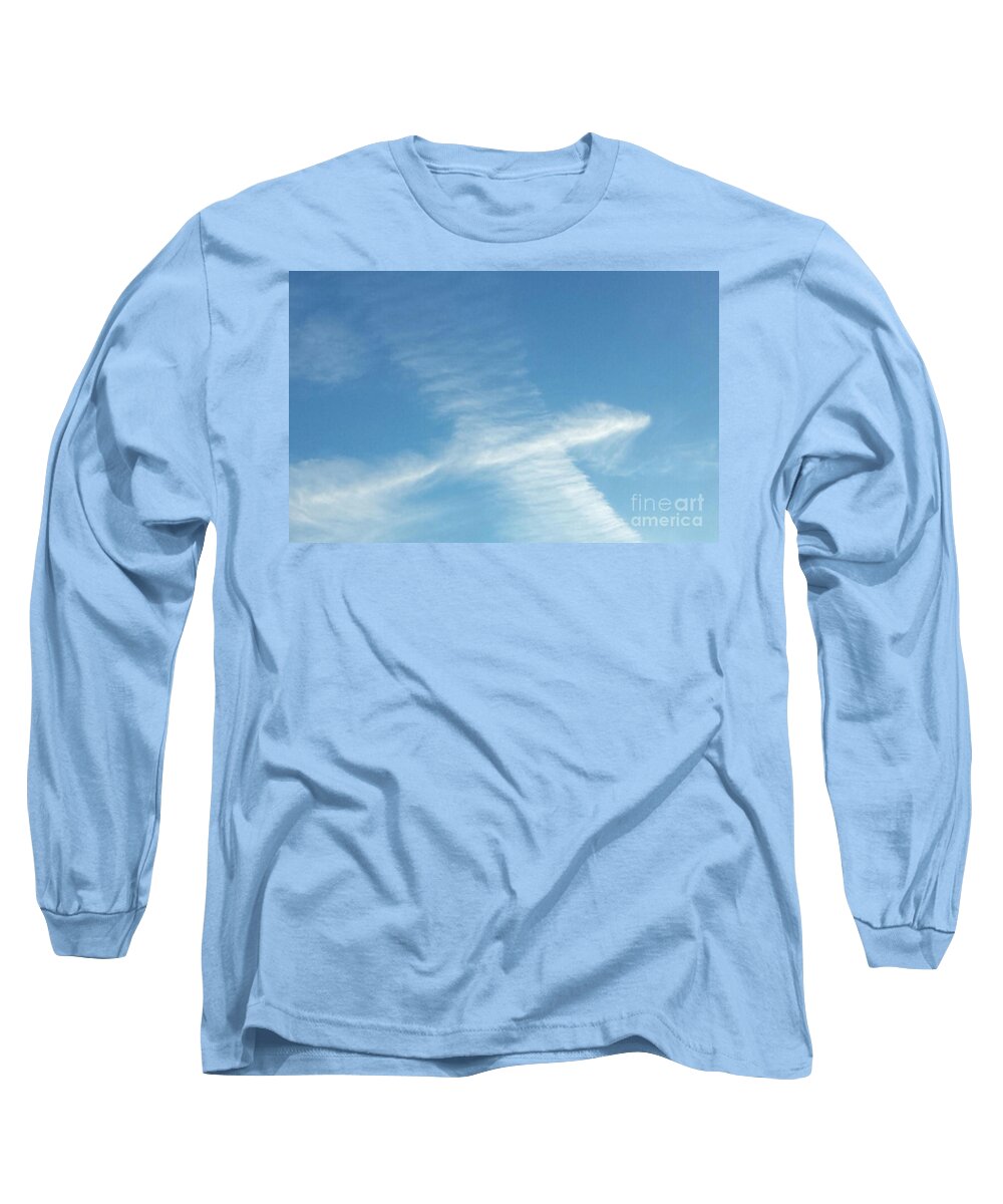 Eagle Long Sleeve T-Shirt featuring the photograph Eagle Sky by Curtis Sikes
