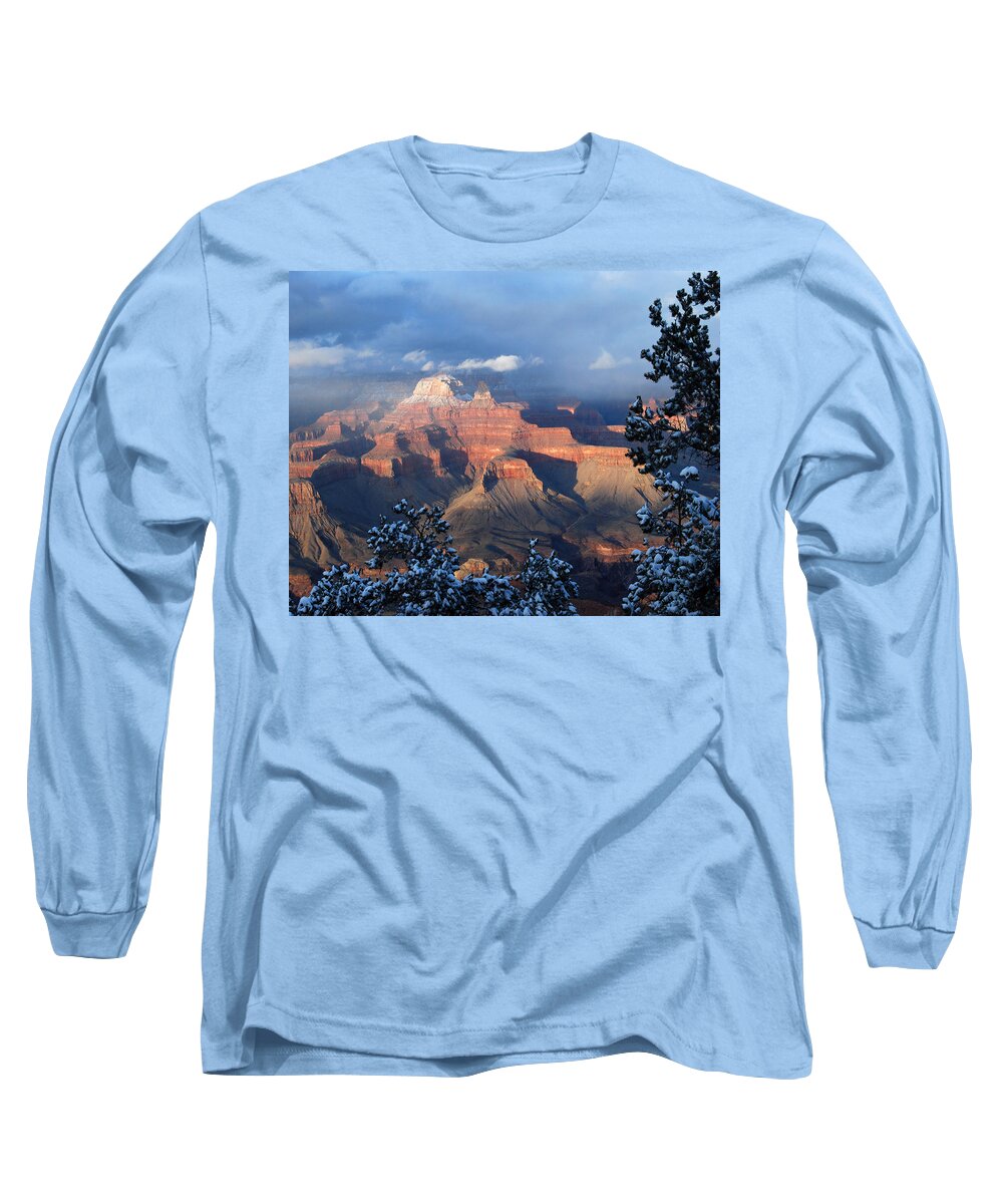 Grand Canyon Long Sleeve T-Shirt featuring the photograph Grand Canyon Vista by Pamela Peters