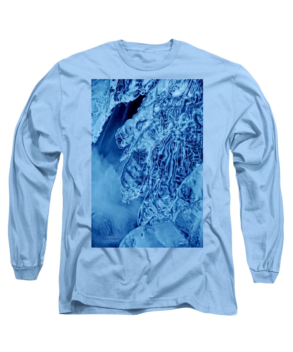 Ice Long Sleeve T-Shirt featuring the photograph Icy Fingers by Donna Blackhall