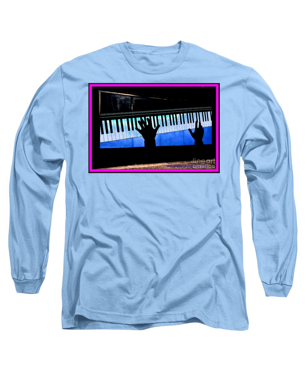 Street Photography Long Sleeve T-Shirt featuring the photograph In The Key Of Cool by Tami Quigley