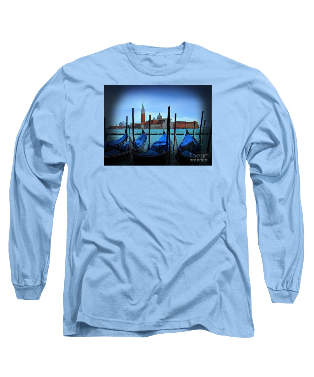 Isola Long Sleeve T-Shirt featuring the photograph Isola Di San Giorgio, Venice, Italy III by Al Bourassa
