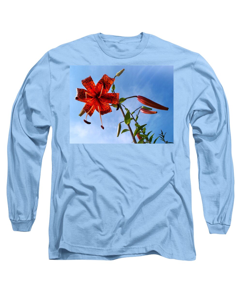 July Long Sleeve T-Shirt featuring the photograph July by Joy Nichols