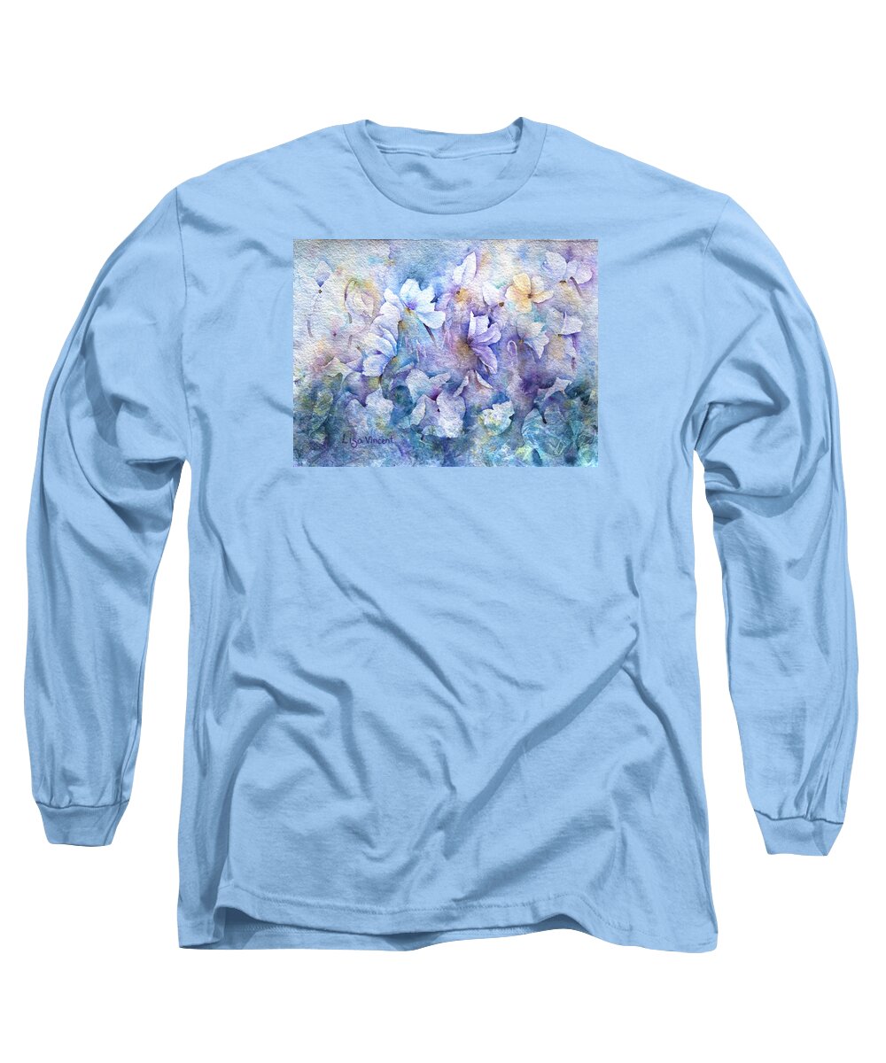 Giclee Long Sleeve T-Shirt featuring the painting Jumble by Lisa Vincent