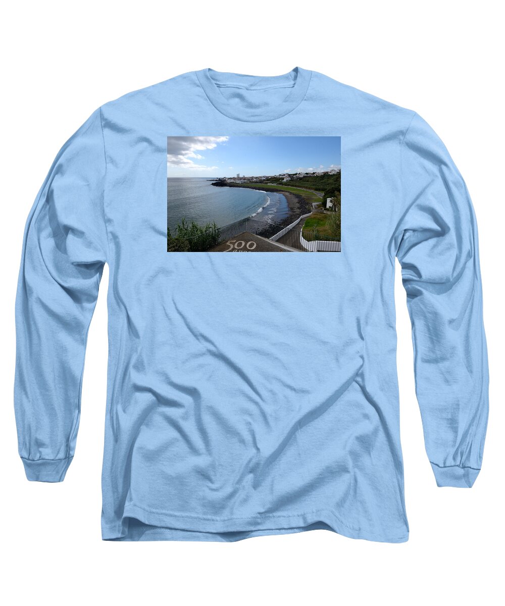 Acores Long Sleeve T-Shirt featuring the photograph Landscapes-43 by Joseph Amaral