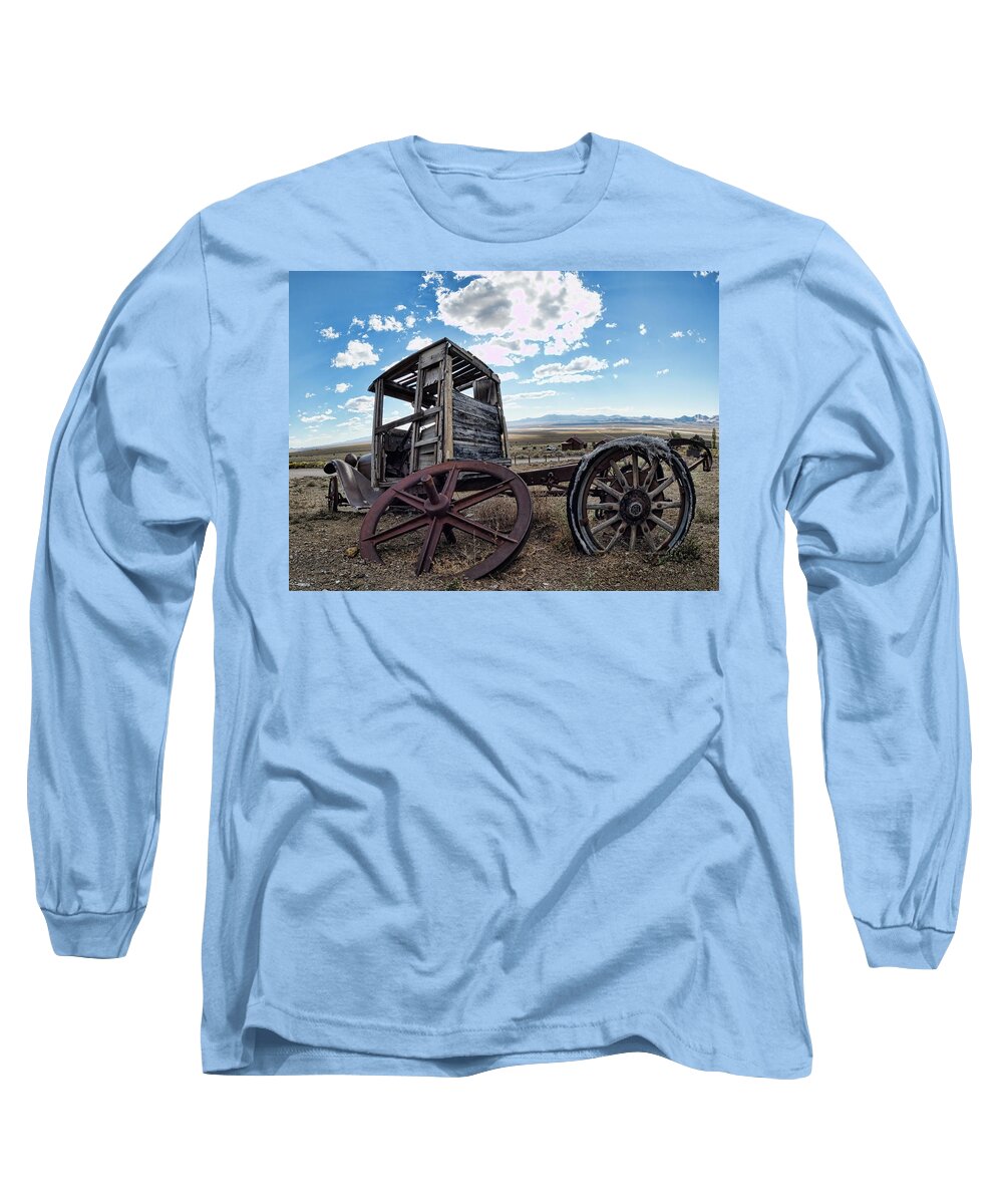 Truck Long Sleeve T-Shirt featuring the photograph Last Stop by Martin Gollery