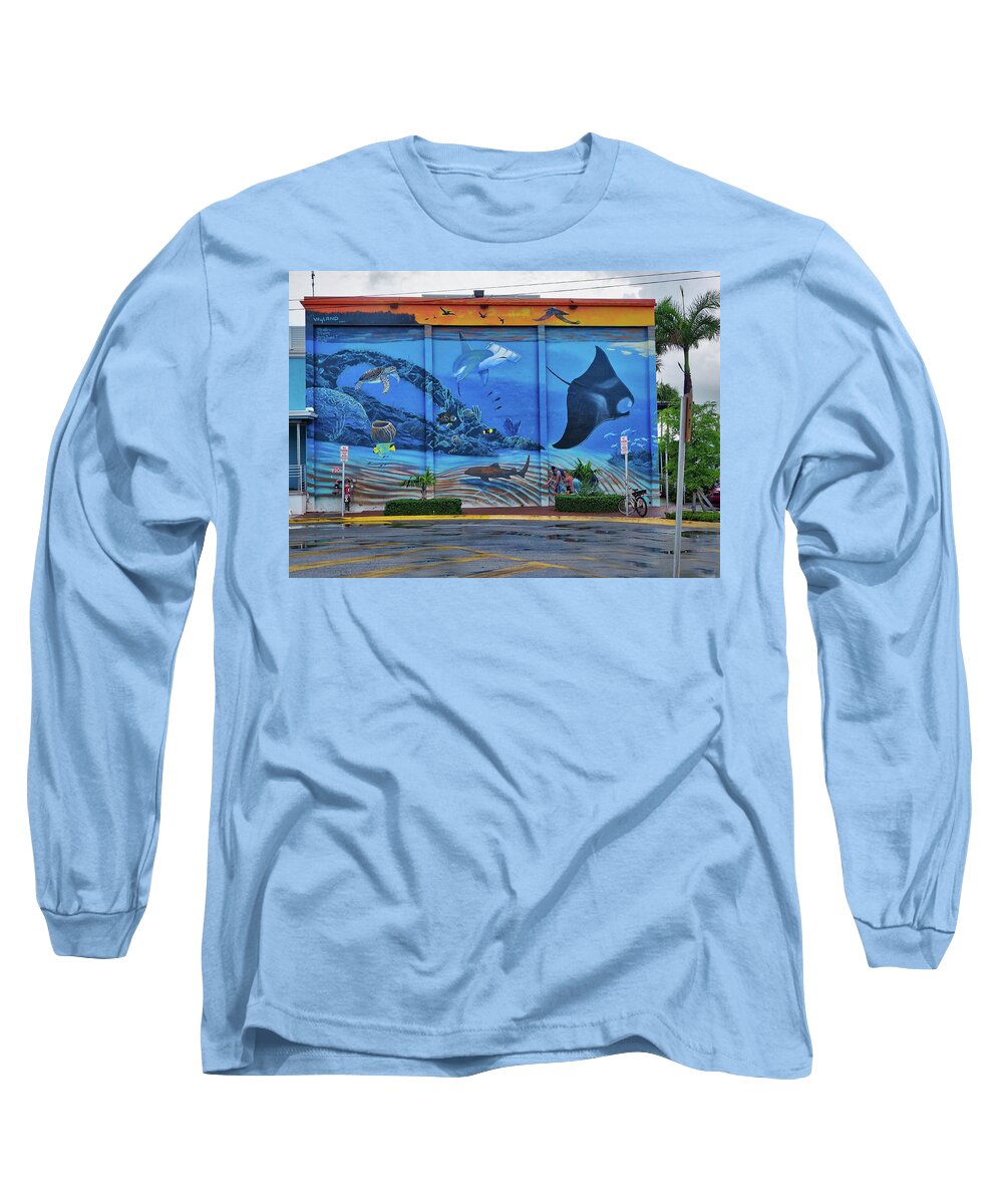 Reef Long Sleeve T-Shirt featuring the photograph Living Reef Mural by Farol Tomson