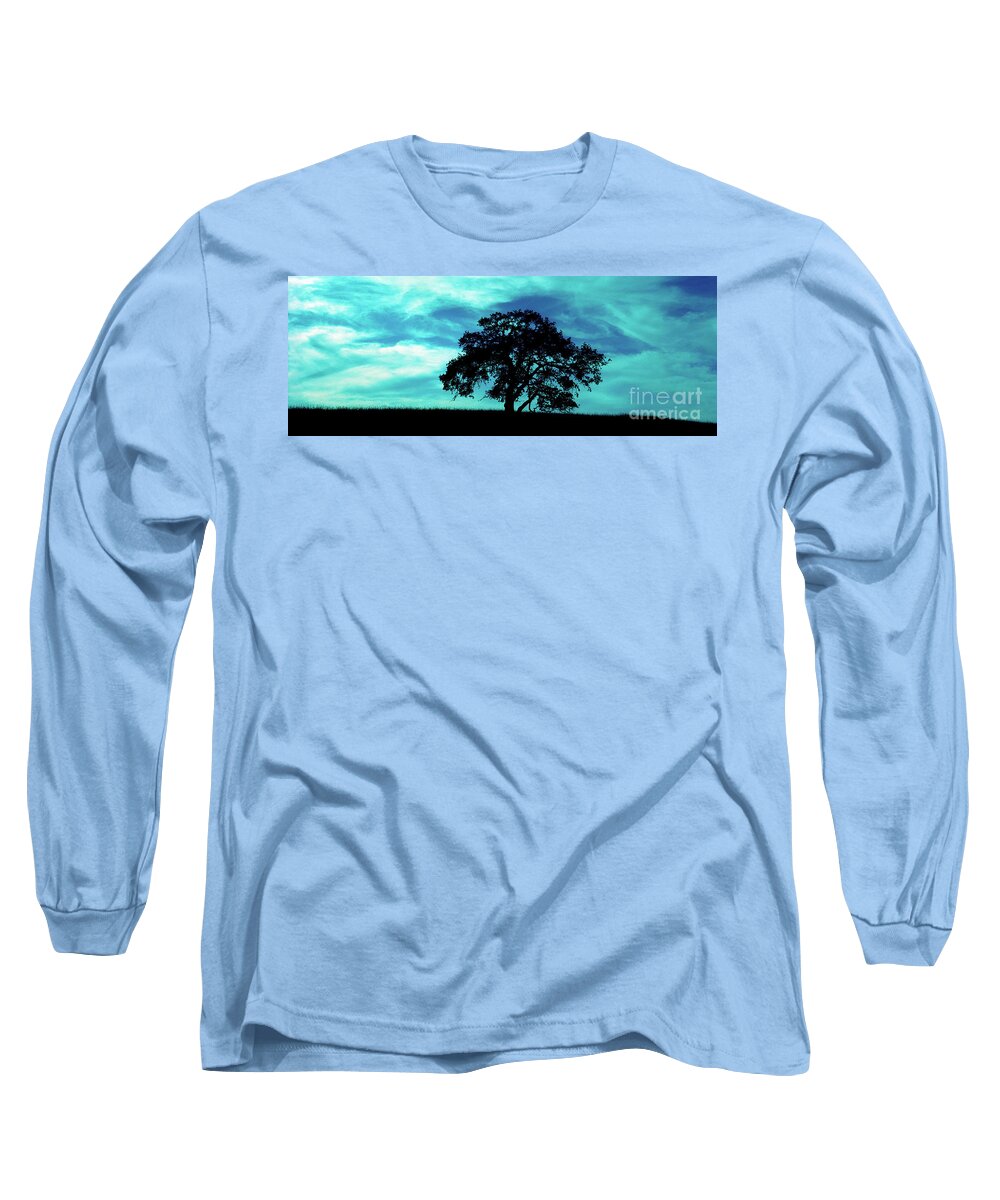 Oak Long Sleeve T-Shirt featuring the photograph Lone Oak by Jim And Emily Bush