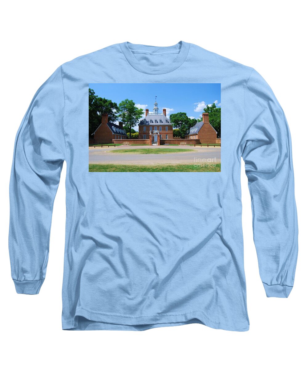 Landscape Long Sleeve T-Shirt featuring the photograph Mansion by Eric Liller