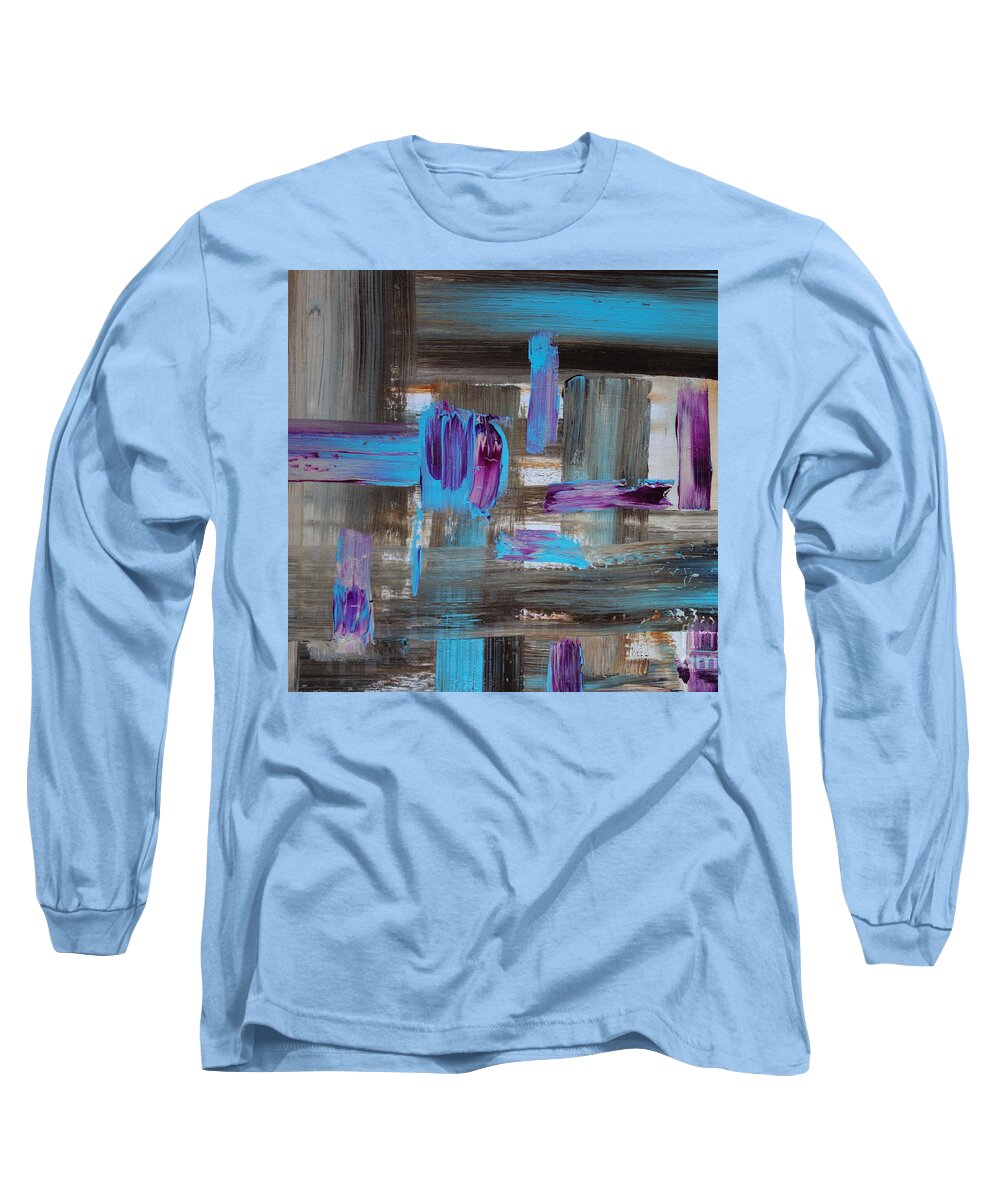 Abstract Long Sleeve T-Shirt featuring the painting No.1245 by Jacqueline Athmann