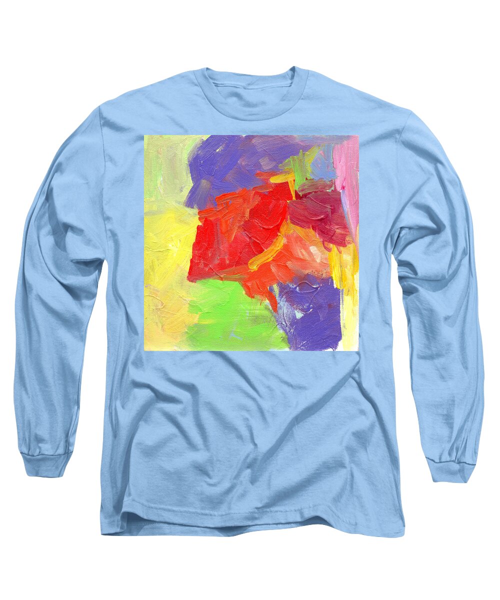 Acrylic Long Sleeve T-Shirt featuring the painting Once Again 4 by Marcy Brennan