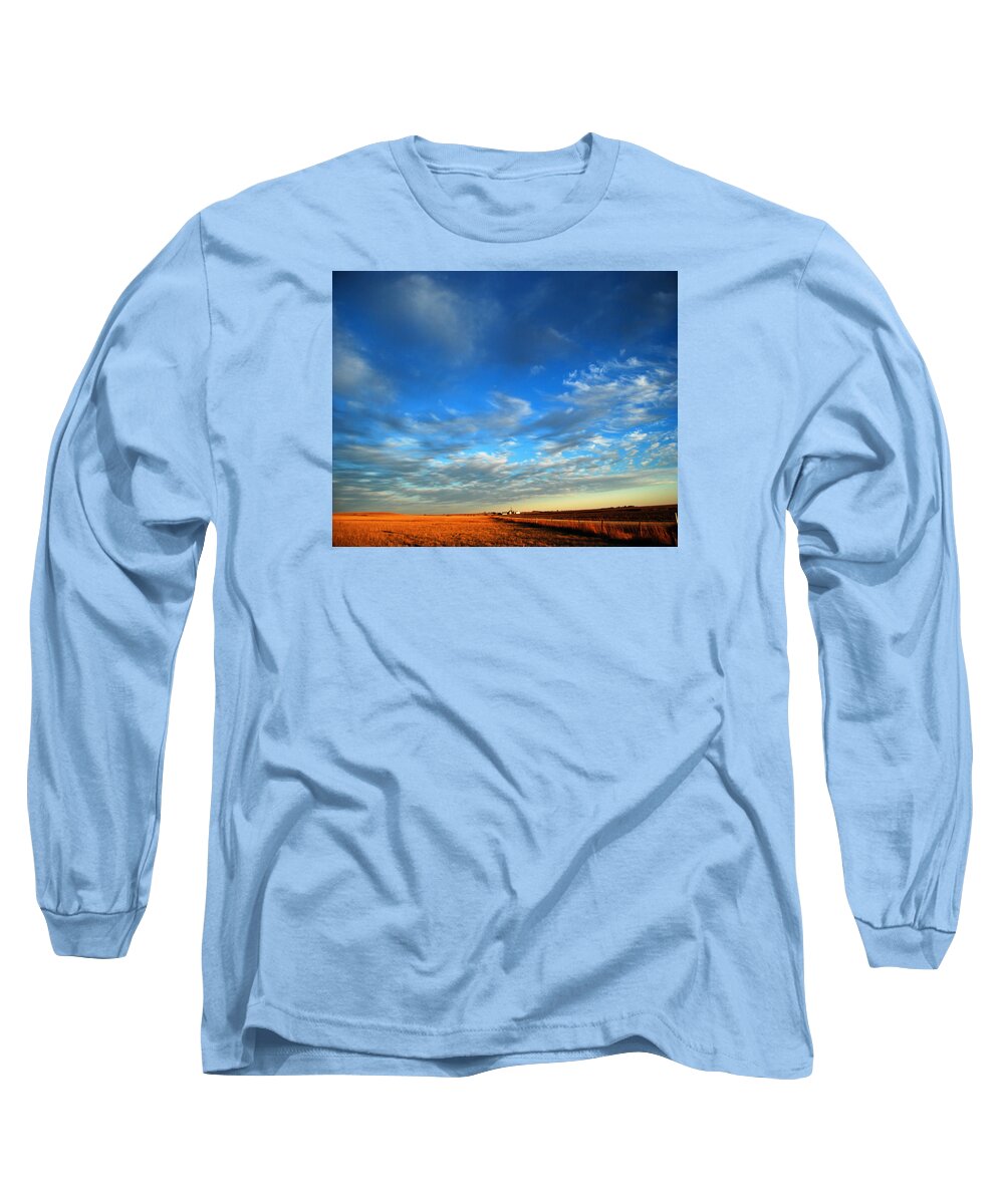 Landscape Long Sleeve T-Shirt featuring the photograph Open Spaces by Pamela Peters