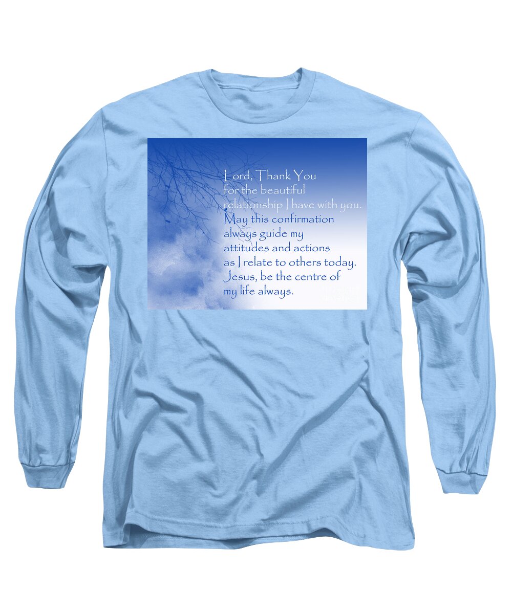 Christian Long Sleeve T-Shirt featuring the digital art Perfect Relationship by Trilby Cole