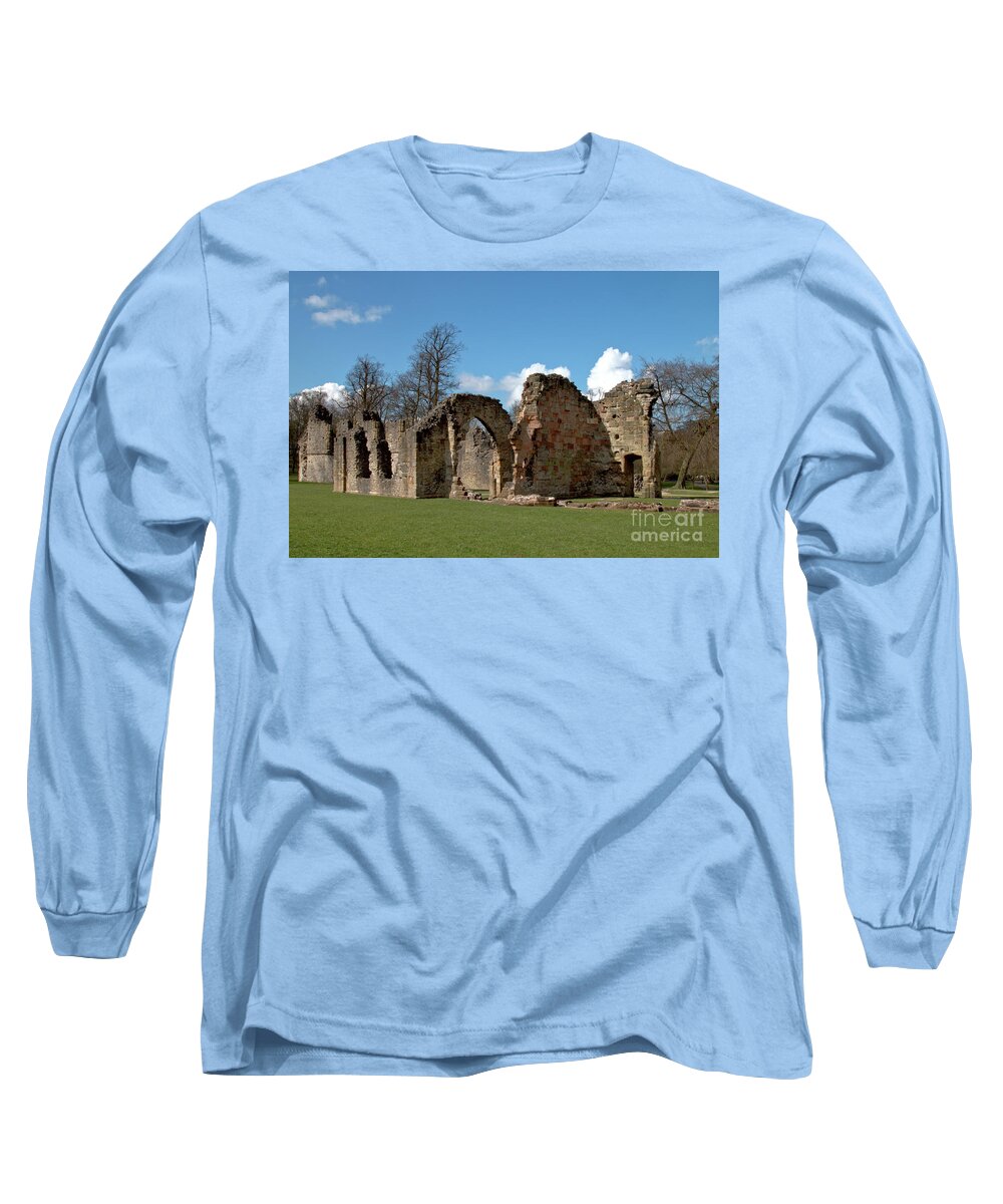 Landscape Long Sleeve T-Shirt featuring the photograph Priory Ruins by Baggieoldboy