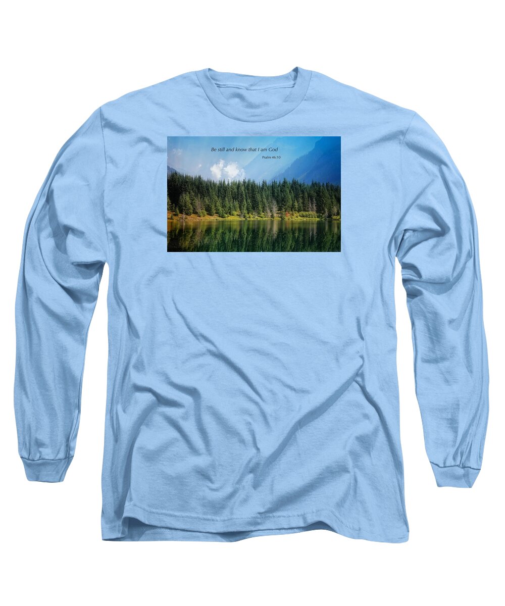 Quiet Reflections 2 Long Sleeve T-Shirt featuring the photograph Quiet Reflections 2 by Lynn Hopwood