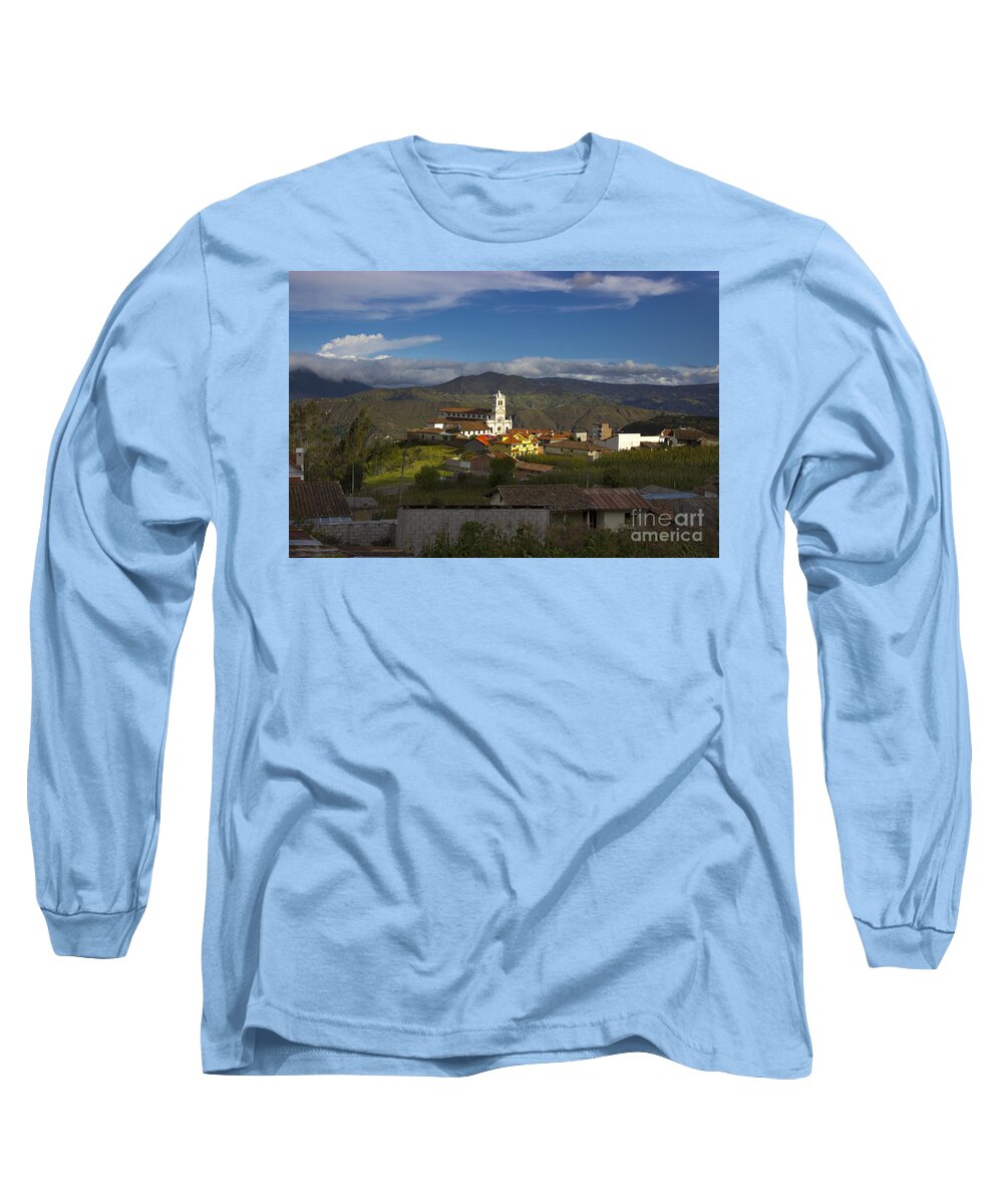 San Bartolomeo Long Sleeve T-Shirt featuring the photograph San Bartolomeo Is Famous For It's Guitars by Al Bourassa