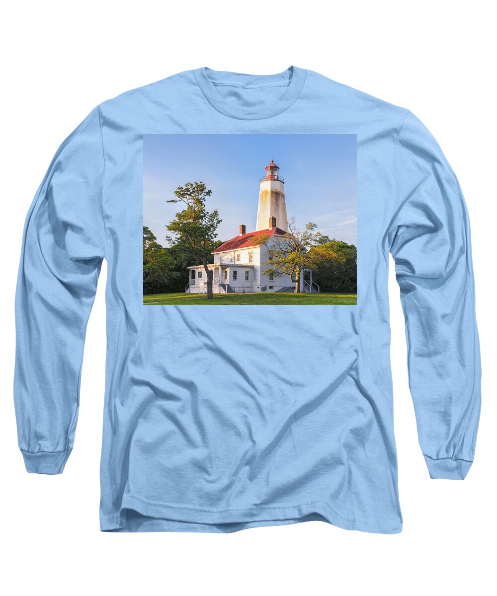 Sandy Hook Lighthouse Long Sleeve T-Shirt featuring the photograph Sandy Hook Lighthouse II by Marianne Campolongo