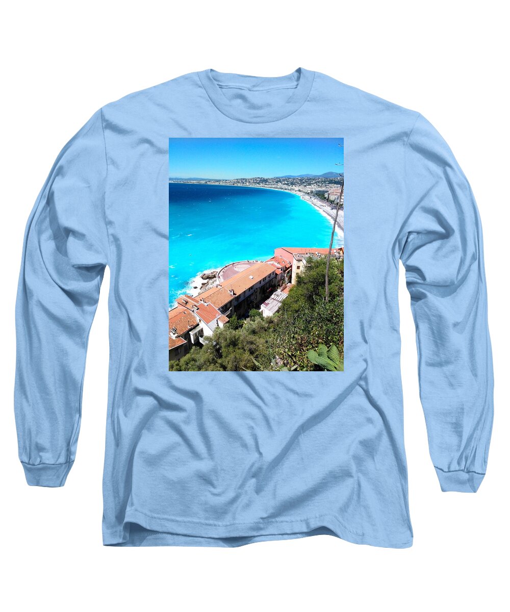 Nice Long Sleeve T-Shirt featuring the photograph Shore Line by Tiffany Marchbanks