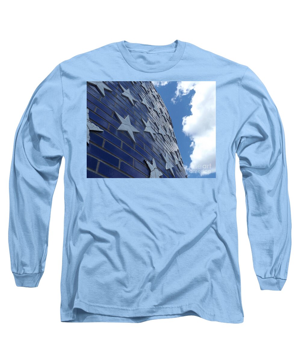 Flag Long Sleeve T-Shirt featuring the photograph Stars and Stripes by Erick Schmidt