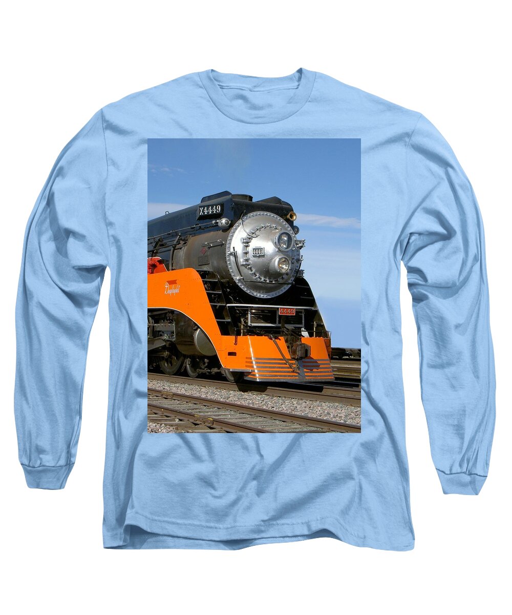 Train Long Sleeve T-Shirt featuring the photograph The Daylight 4449 by Carolyn Jacob