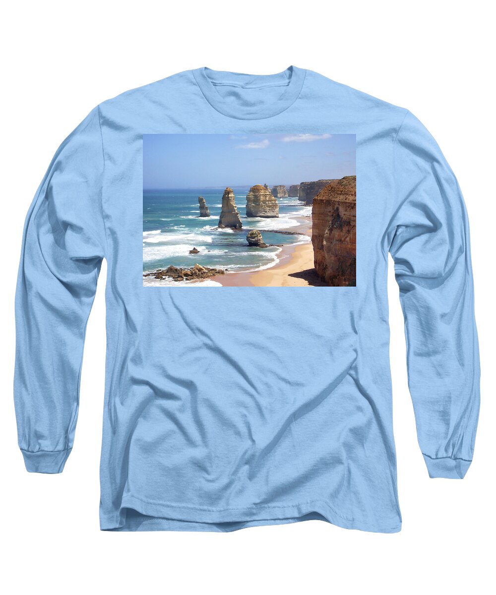 Australia Long Sleeve T-Shirt featuring the photograph The Twelve Apostles by Eena Bo
