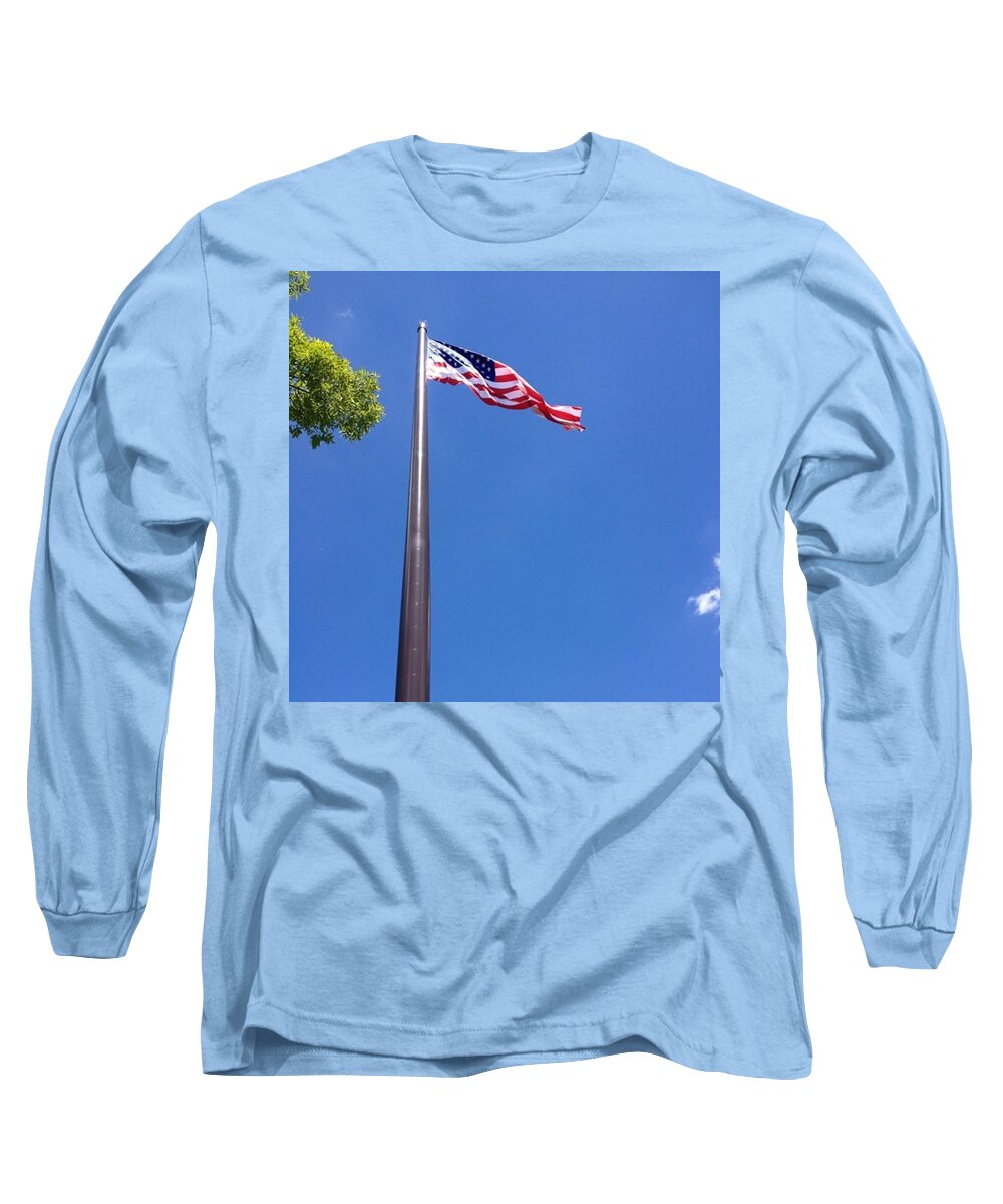 Beautiful Long Sleeve T-Shirt featuring the photograph America's Tallest Symbol Of Freedom by Isabelle Kulow