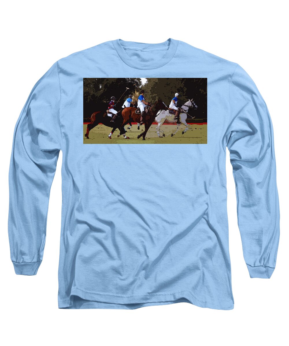 Polo Long Sleeve T-Shirt featuring the photograph Three-two-one by James Rentz