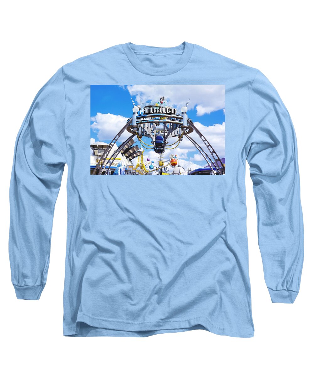 Animal Kingdom Long Sleeve T-Shirt featuring the photograph Tomorrowland by Greg Fortier